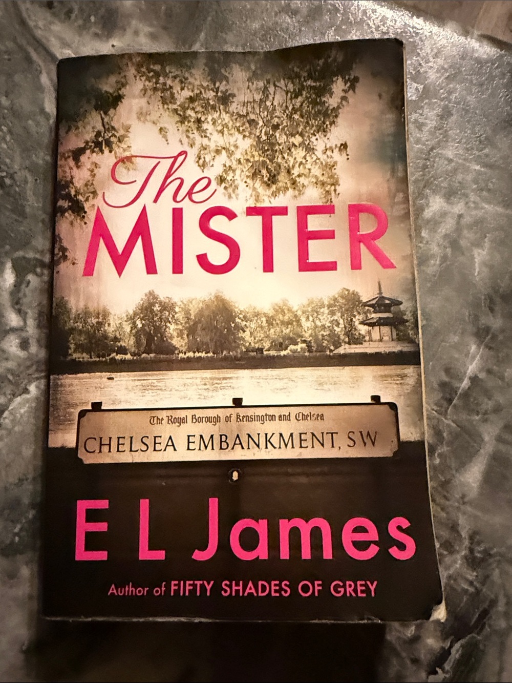 The Mister by E L James - Pink and Black Cover